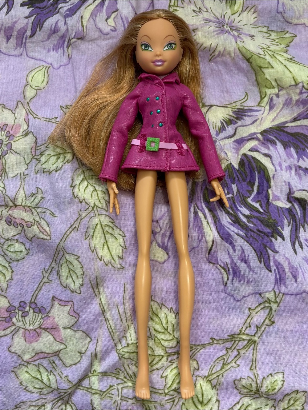 Winx Club Flora Umbrella Doll Mattel Rainbow 2007 READ